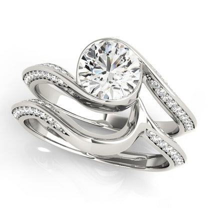 Round Engagement Ring M50973-E-3/4