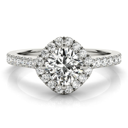 Cushion Engagement Ring M50982-E