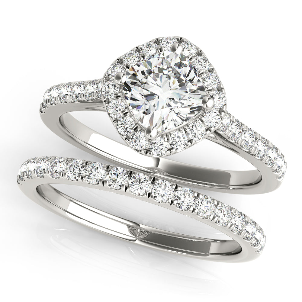 Cushion Engagement Ring M50982-E