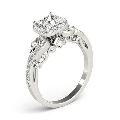 Square Engagement Ring M51002-E-3.5