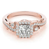 Load image into Gallery viewer, Square Engagement Ring M51002-E-5
