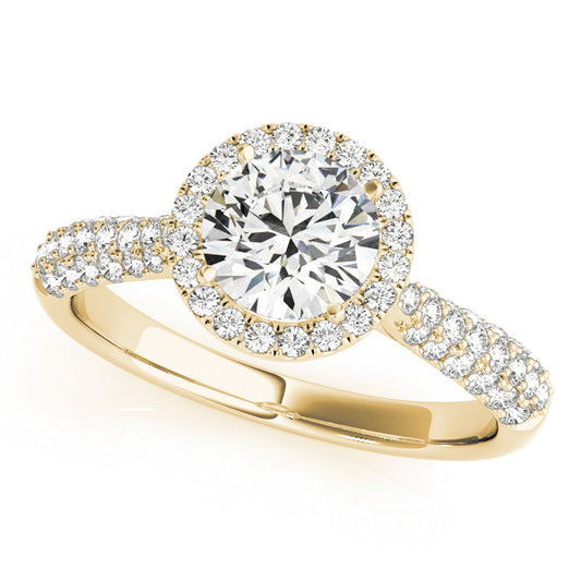 Round Engagement Ring M51008-E-1/2