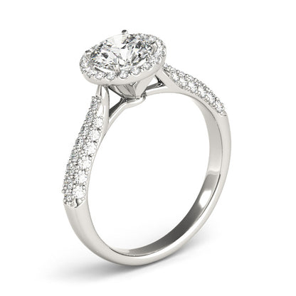 Round Engagement Ring M51008-E-3/4