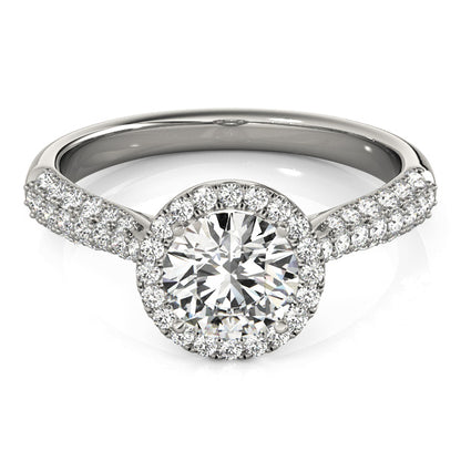 Round Engagement Ring M51008-E-11/2