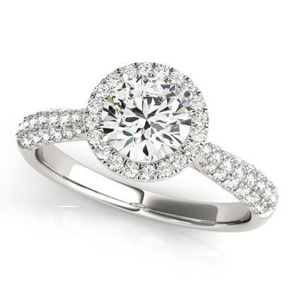 Round Engagement Ring M51008-E-11/2