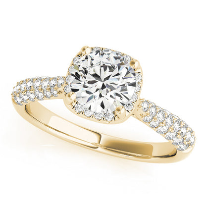 Round Engagement Ring M51009-E-3/4