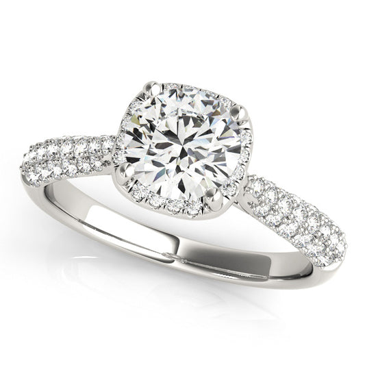 Round Engagement Ring M51009-E-1