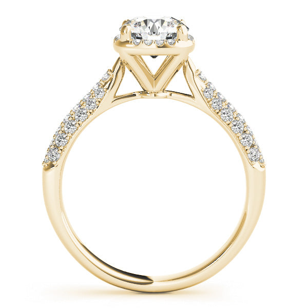 Round Engagement Ring M51009-E-3/4