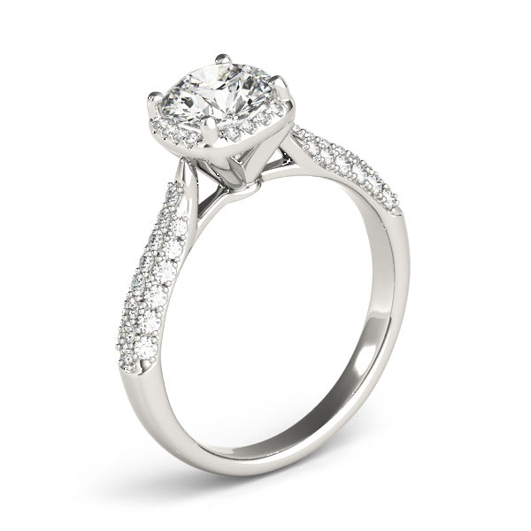 Round Engagement Ring M51009-E-11/2