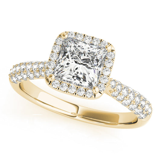 Square Engagement Ring M51010-E-5