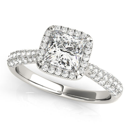 Square Engagement Ring M51010-E-7