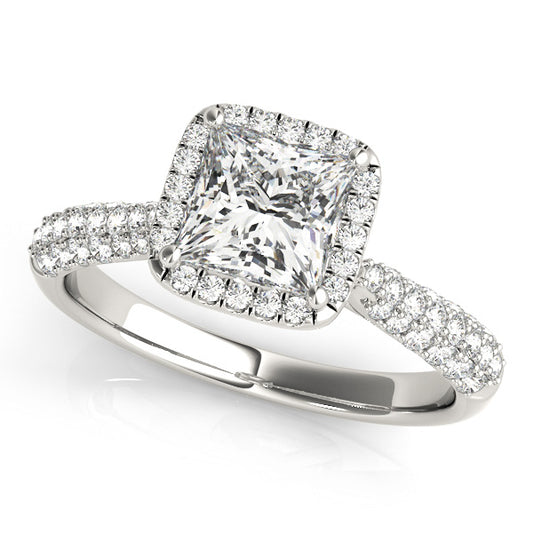 Square Engagement Ring M51010-E-7