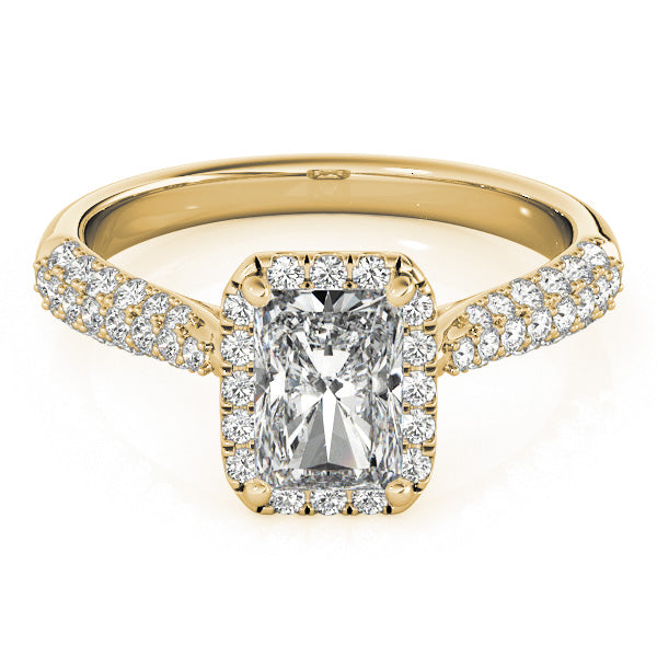 Emerald Cut Engagement Ring M51012-E-10X8