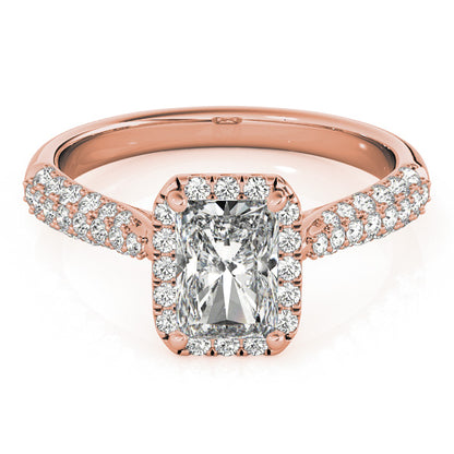 Emerald Cut Engagement Ring M51012-E-10X8