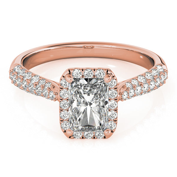 Emerald Cut Engagement Ring M51012-E-10X8