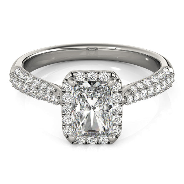 Emerald Cut Engagement Ring M51012-E-10X8