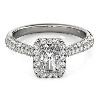 Emerald Cut Engagement Ring M51012-E-10X8