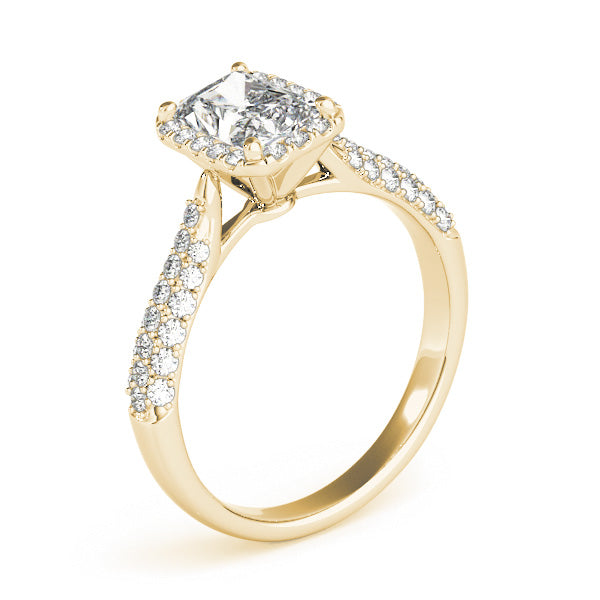 Emerald Cut Engagement Ring M51012-E-10X8