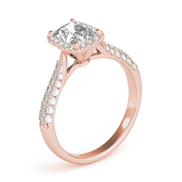 Emerald Cut Engagement Ring M51012-E-10X8