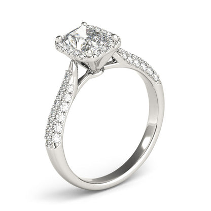 Emerald Cut Engagement Ring M51012-E-10X8