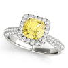 Load image into Gallery viewer, Cushion Engagement Ring M51013-E-5.5
