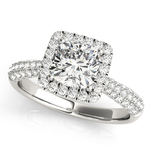 Cushion Engagement Ring M51013-E-5.5