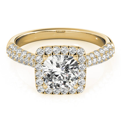 Cushion Engagement Ring M51013-E-5.5