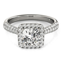 Load image into Gallery viewer, Cushion Engagement Ring M51013-E-7.5
