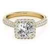 Load image into Gallery viewer, Cushion Engagement Ring M51013-E-5.5
