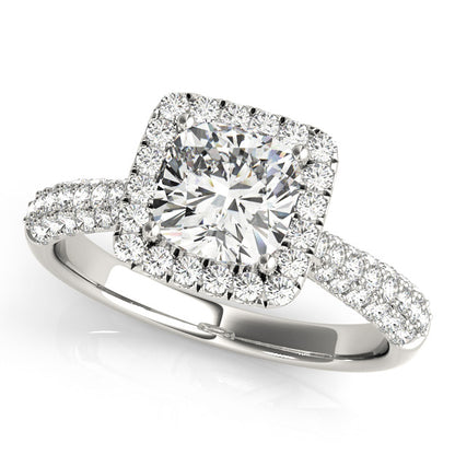 Cushion Engagement Ring M51013-E-6.5