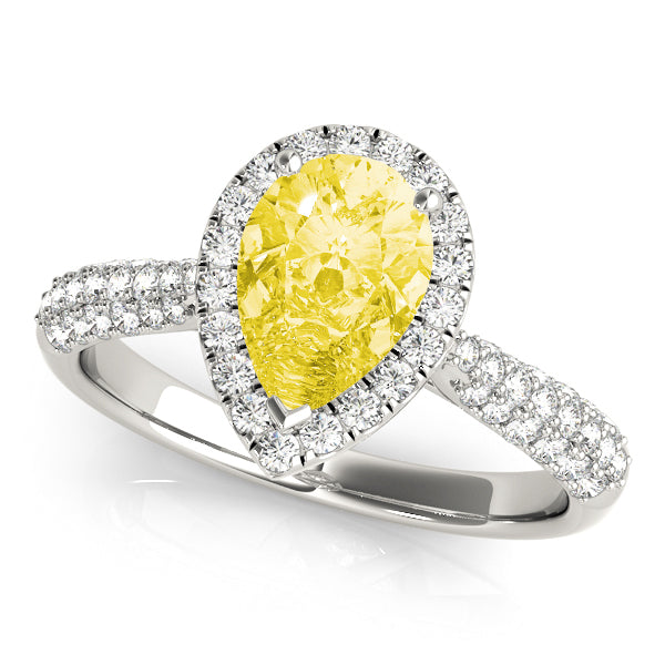 Pear Engagement Ring M51014-E-9.5X6.5