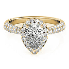 Load image into Gallery viewer, Pear Engagement Ring M51014-E-10.5X7
