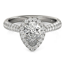 Load image into Gallery viewer, Pear Engagement Ring M51014-E-10.5X7

