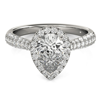 Pear Engagement Ring M51014-E-9.5X6.5