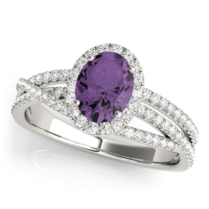 Oval Engagement Ring M51019-E-7.5X5.5