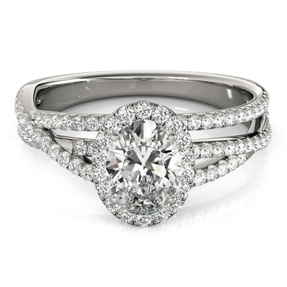 Oval Engagement Ring M51019-E-7.5X5.5