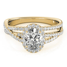 Load image into Gallery viewer, Oval Engagement Ring M51019-E-9X7
