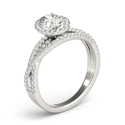 Oval Engagement Ring M51019-E-7.5X5.5