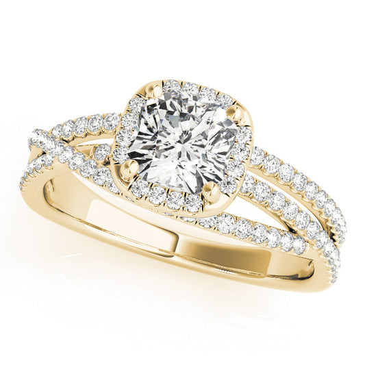 Cushion Engagement Ring M51021-E-6.5