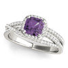 Load image into Gallery viewer, Cushion Engagement Ring M51021-E-5.5
