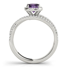 Load image into Gallery viewer, Cushion Engagement Ring M51021-E-5.5
