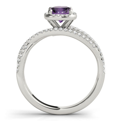 Cushion Engagement Ring M51021-E-6