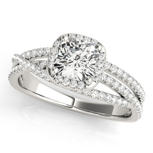 Cushion Engagement Ring M51021-E-5.5