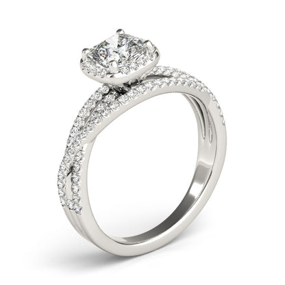 Cushion Engagement Ring M51021-E-6