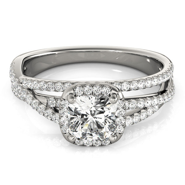 Cushion Engagement Ring M51021-E-6