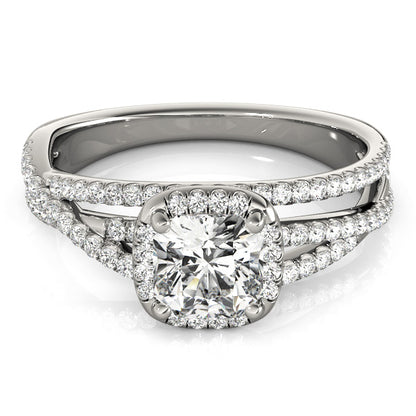 Cushion Engagement Ring M51021-E-6