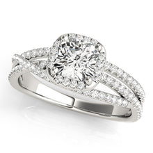 Load image into Gallery viewer, Cushion Engagement Ring M51021-E-6.5
