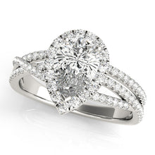 Load image into Gallery viewer, Pear Engagement Ring M51022-E-10.5X7
