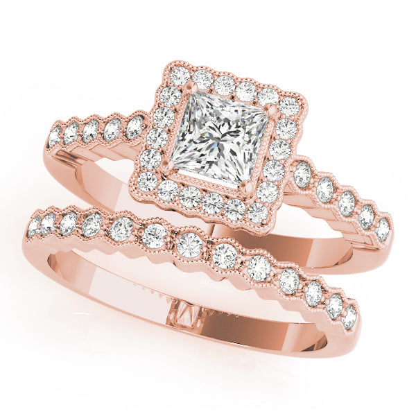 Cushion Engagement Ring M51024-E