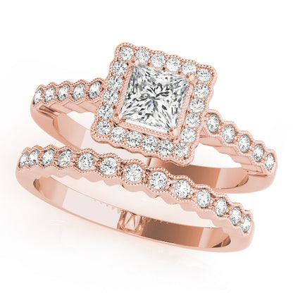 Cushion Engagement Ring M51024-E